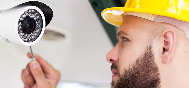 Motion Sensor Light with Camera Houston